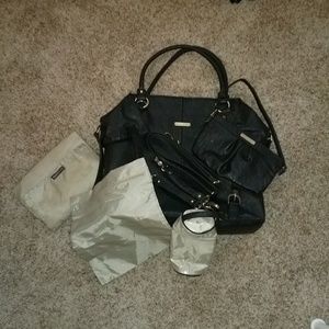 Timi and Leslie Black Charlie Diaper Bag!